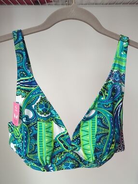 Maidenform Beach Bikini Top 36D NWT